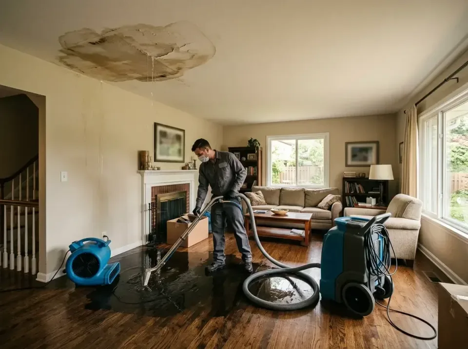 attic-pipe-burst-ceiling-drip-008 — frequently asked questions, Water Damage Restoration & Carpet Care in North Middletown,…